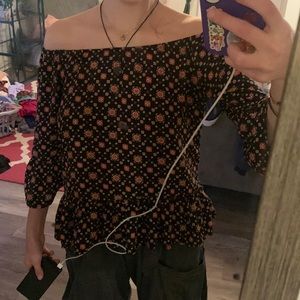 off the shoulder top